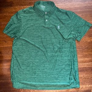 Izod golf polo shirt with stretch size XL green color new great condition